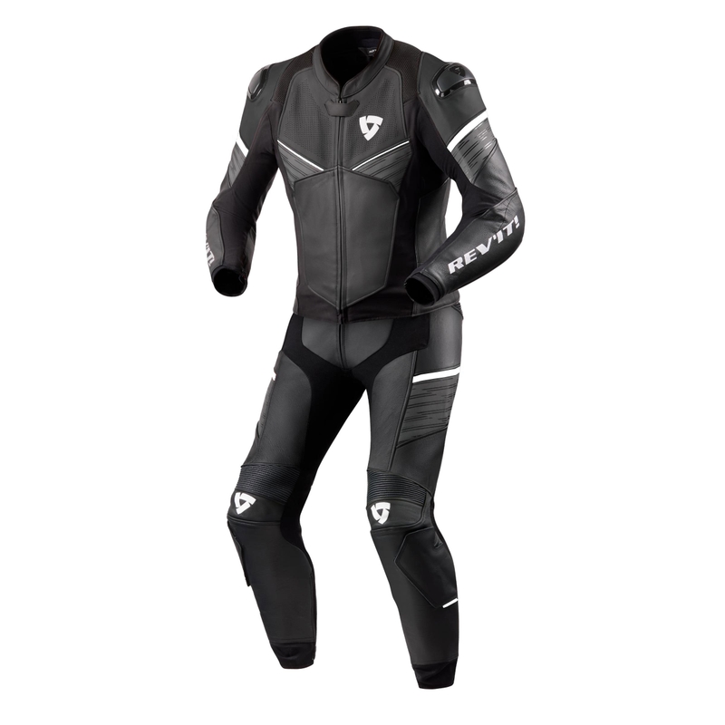 Czarno-biały kombinezon motocyklowy Revit Beta wyprzedaż