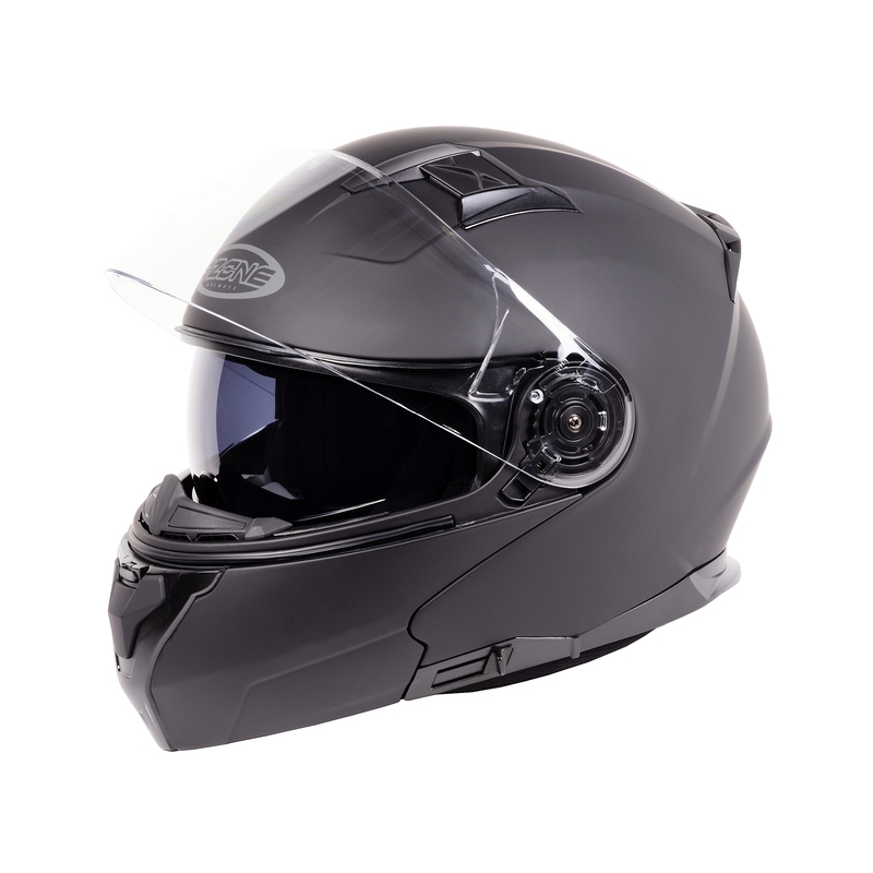 Kask motocyklowy Ozone Flip Up Storm Integrated Black Matte