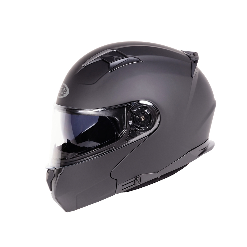 Kask motocyklowy Ozone Flip Up Storm Integrated Black Matte