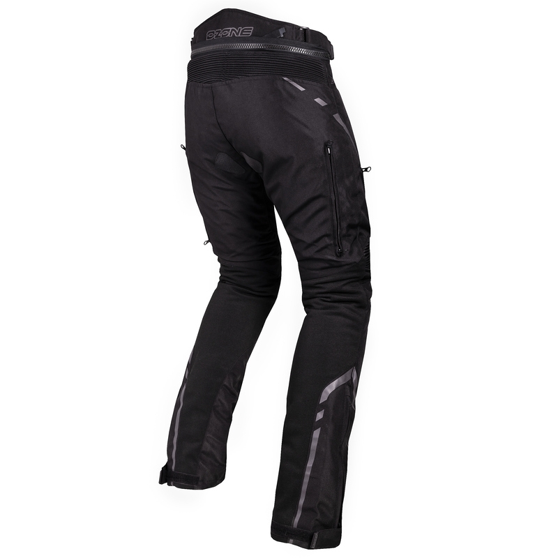 Damskie spodnie motocyklowe Ozone Leya czarne outlet wyprzedaż