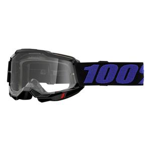 Gogle motocrossowe 100% ACCURI 2 Moore blue-black (clear plexi)