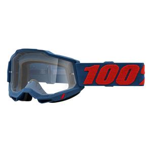 Gogle motocrossowe 100% ACCURI 2 Odeon red-blue (clear plexi)