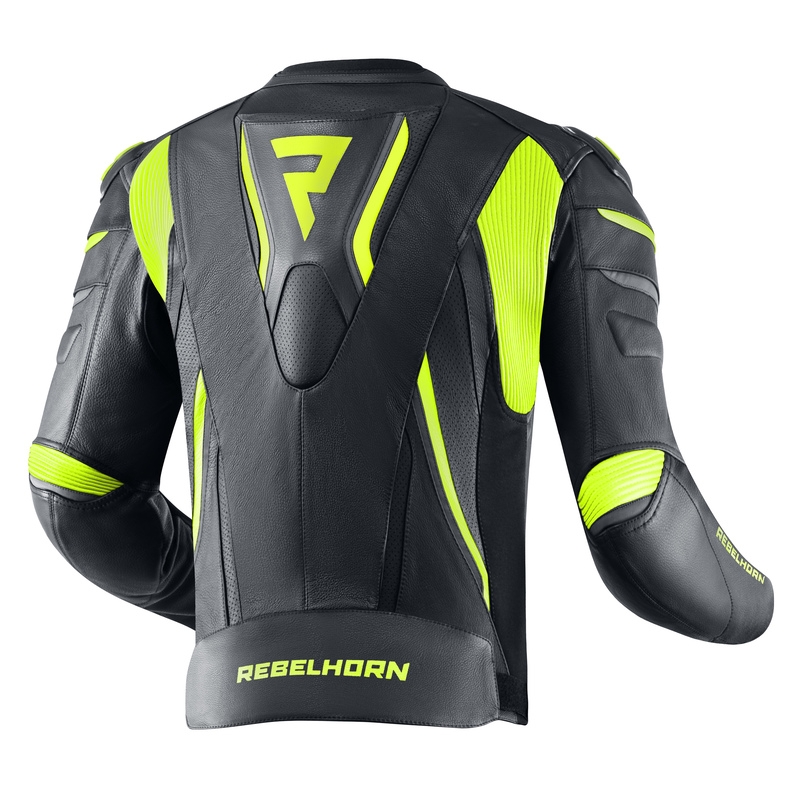 Rebelhorn Fighter czarna-fluo żółta kurtka motocyklowa wyprzedaż