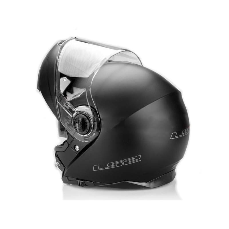 Szczękowy kask motocyklowy LS2 FF325 Strobe czarny matowy - II. jakość