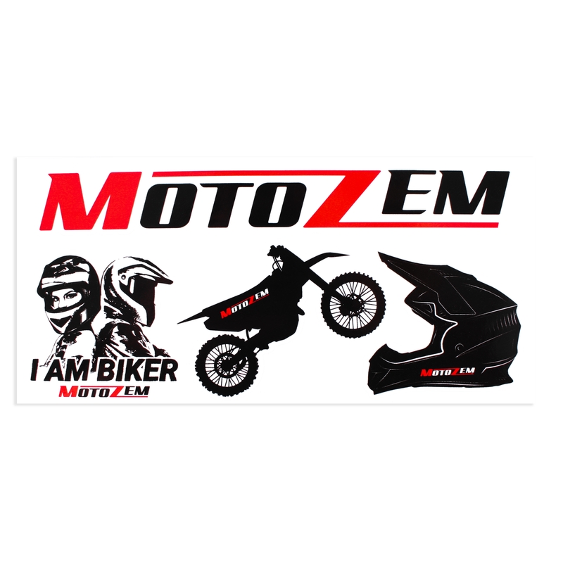 Zestaw naklejek MotoZem Cross