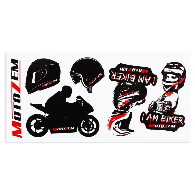 Zestaw naklejek MotoZem Mix