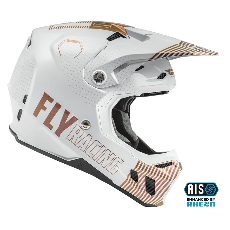 Kask motocrossowy FLY Racing Formula CC Primary biały i miedziany