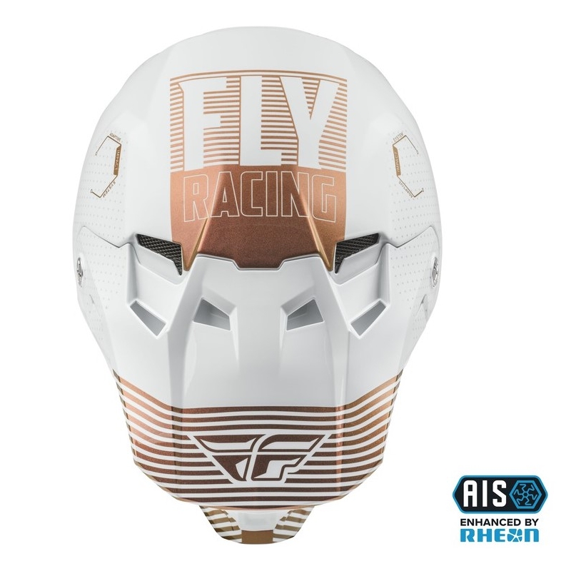 Kask motocrossowy FLY Racing Formula CC Primary biały i miedziany
