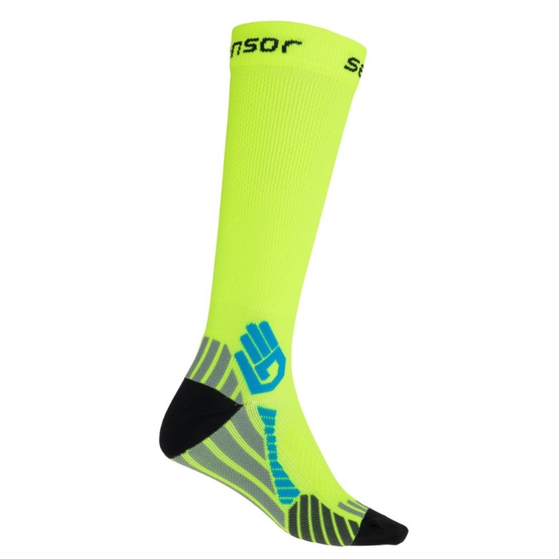Skarpety Sensor Compress fluo żółte wyprzedaż