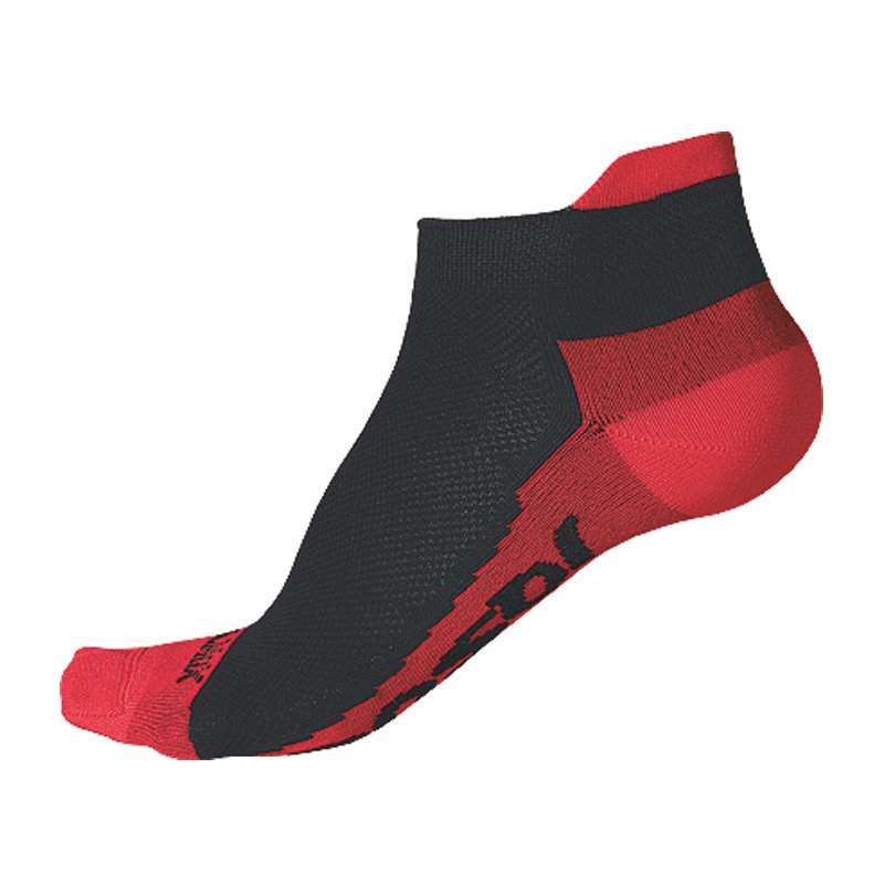 Sensor Race Coolmax Invisible Socks Black-Red wyprzedaż