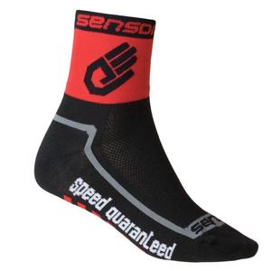Sensor Race Lite Hand Socks Black-Red