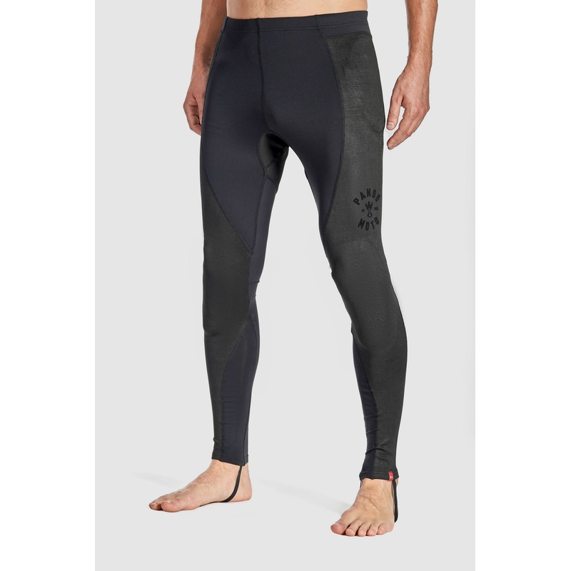 Legginsy motocyklowe PANDO MOTO Skin UH 02 black wyprzedaż