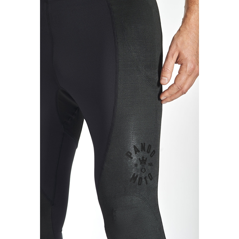 Legginsy motocyklowe PANDO MOTO Skin UH 02 black wyprzedaż