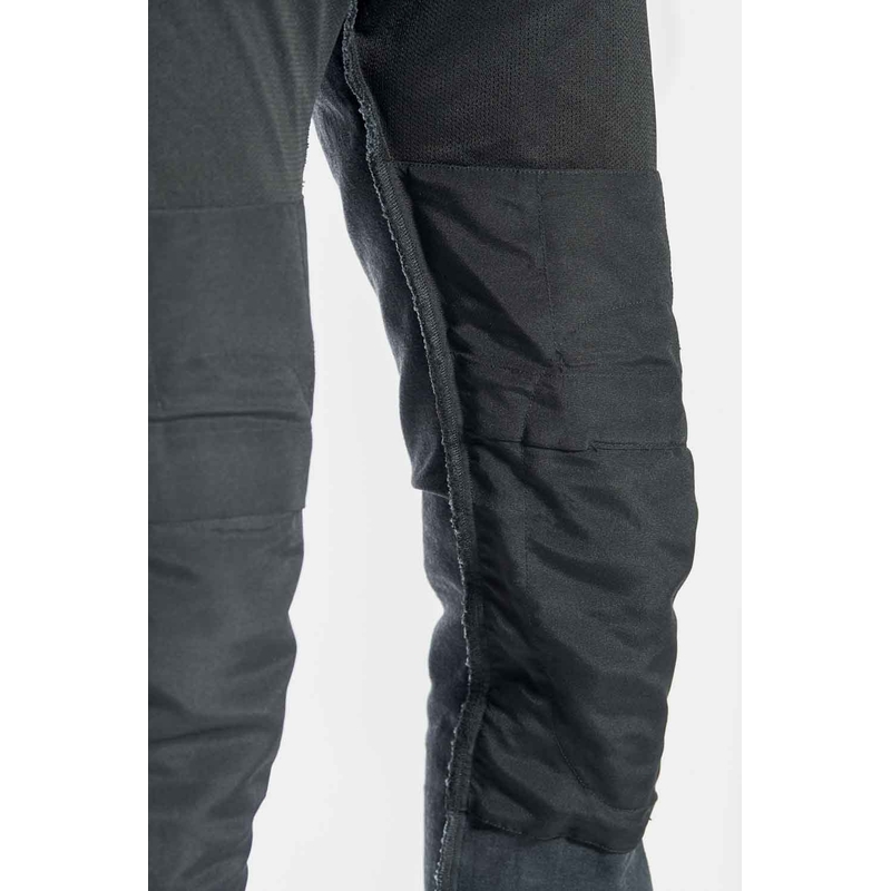 Jeansy motocyklowe PANDO MOTO Robby Slim czarne wyprzedaż
