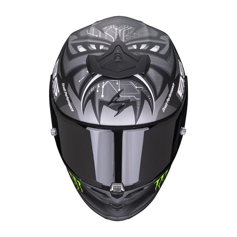 Integralny kask motocyklowy Scorpion EXO-R1 Air Fabio Quartararo Monster Replica szary