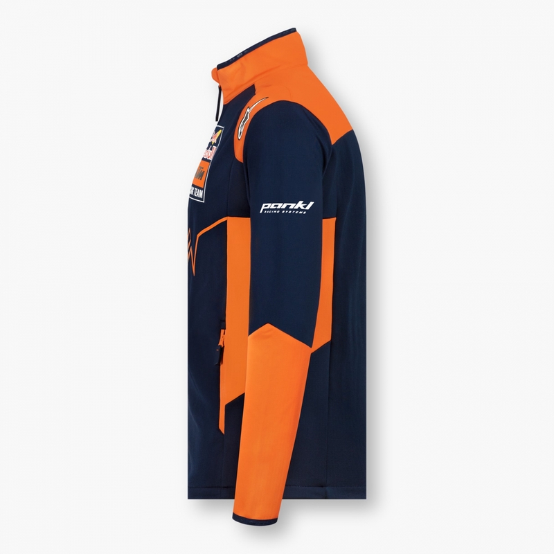 Kurtka softshell KTM Red Bull Racing 22 niebiesko-pomarańczowa wyprzedaż