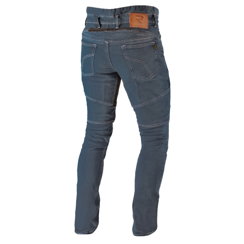 Jeansy kevlarowe na motocykl Street Racer Denim sprane niebieskie wyprzedaż