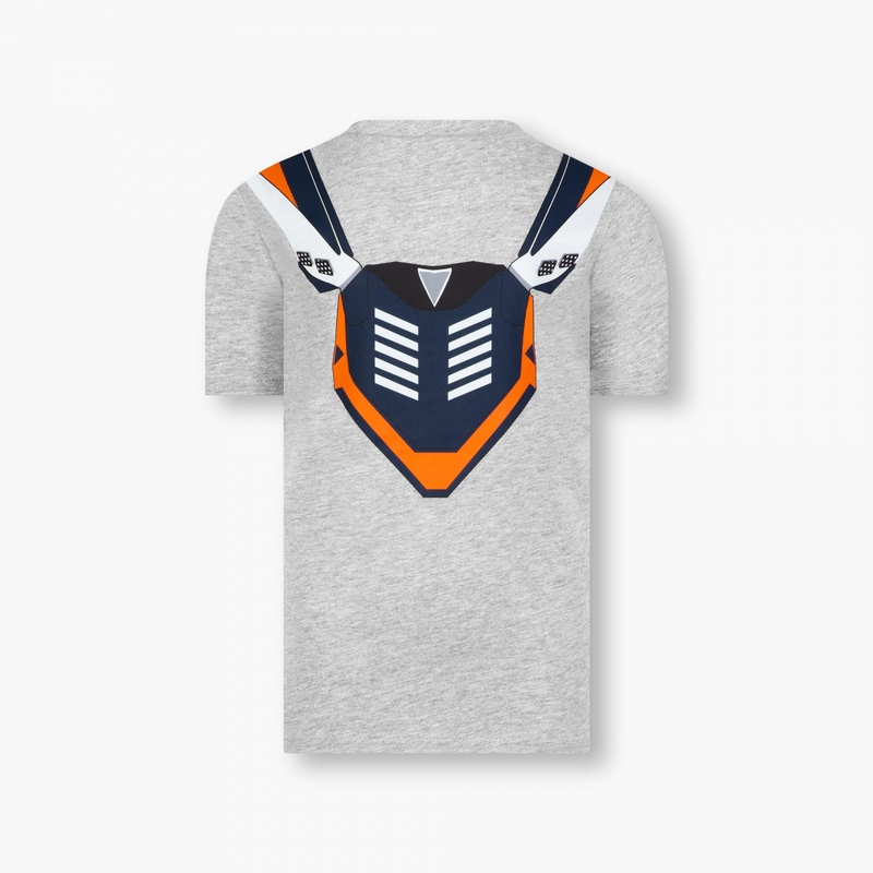 Koszulka dziecięca KTM Rock Solid Red Bull szara wyprzedaż