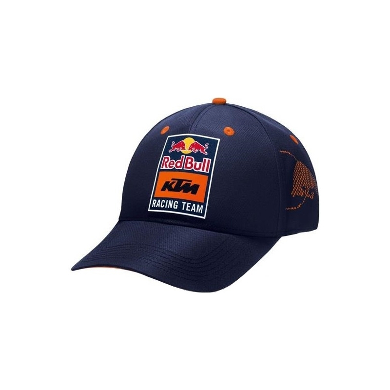 Czapka dziecięca KTM Laser Cut Red Bull niebiesko-pomarańczowa