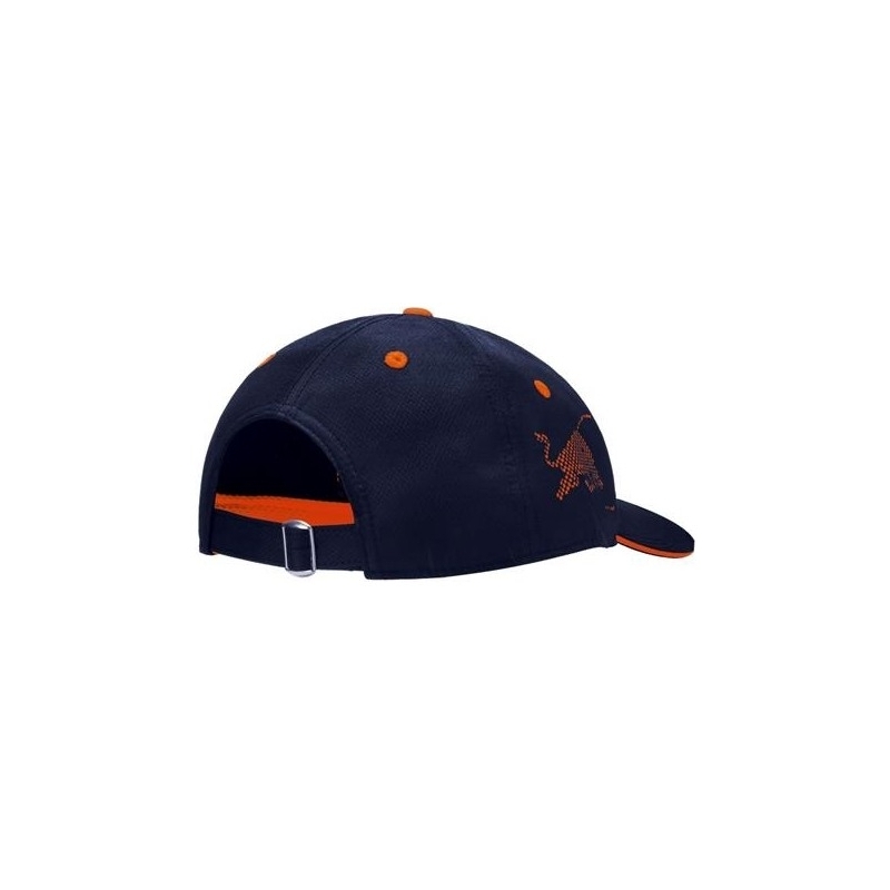 Czapka dziecięca KTM Laser Cut Red Bull niebiesko-pomarańczowa