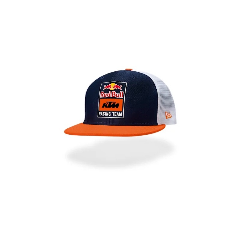 KTM Red Bull Fletch New Era czapka niebiesko-biało-pomarańczowa