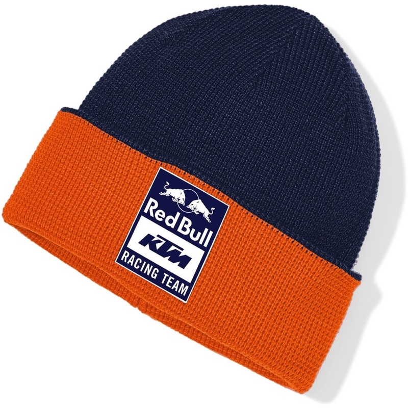 Czapka dziecięca KTM Fletch Reversible Red Bull pomarańczowo-niebieska wyprzedaż