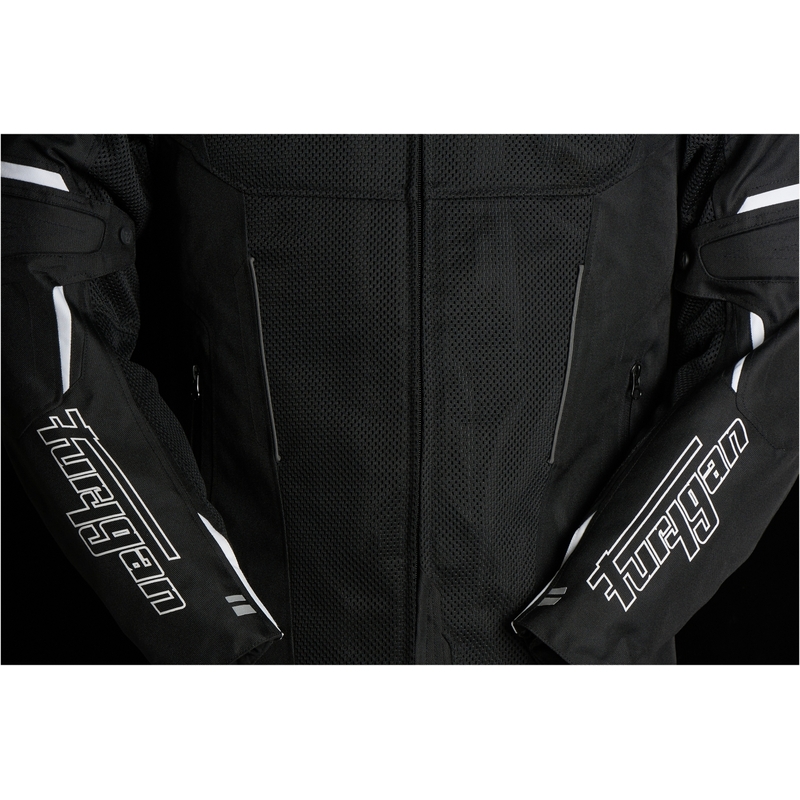 Kurtka motocyklowa Furygan Ultra Spark Vented 3w1 biało-czarna wyprzedaż