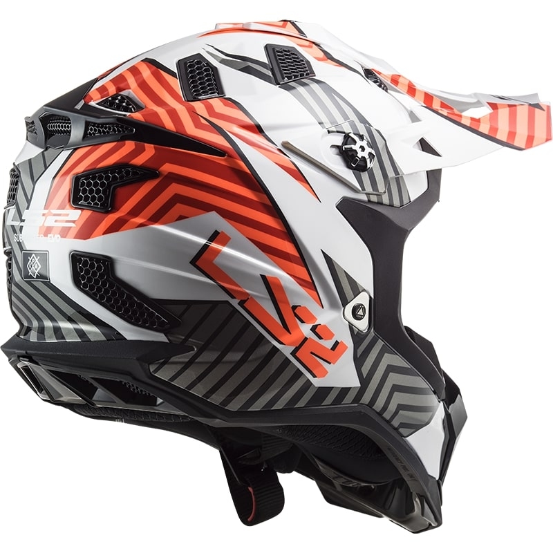 Kask motocrossowy LS2 MX700 Subverter Astro white-orange