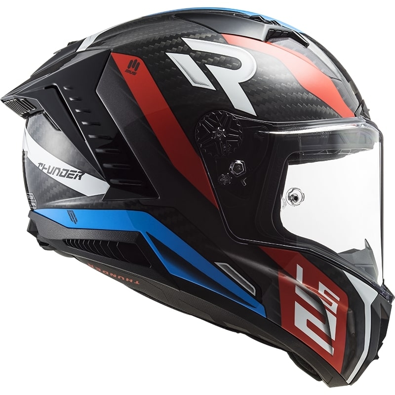 LS2 FF805 Thunder C Supra black-red-blue integralny kask motocyklowy wyprzedaż