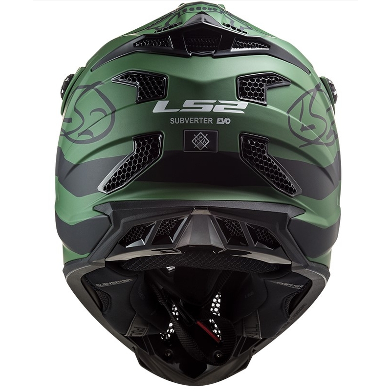 Kask motocrossowy LS2 MX700 Subverter Cargo green matt