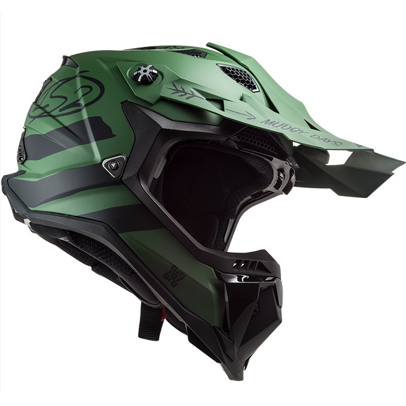 Kask motocrossowy LS2 MX700 Subverter Cargo green matt