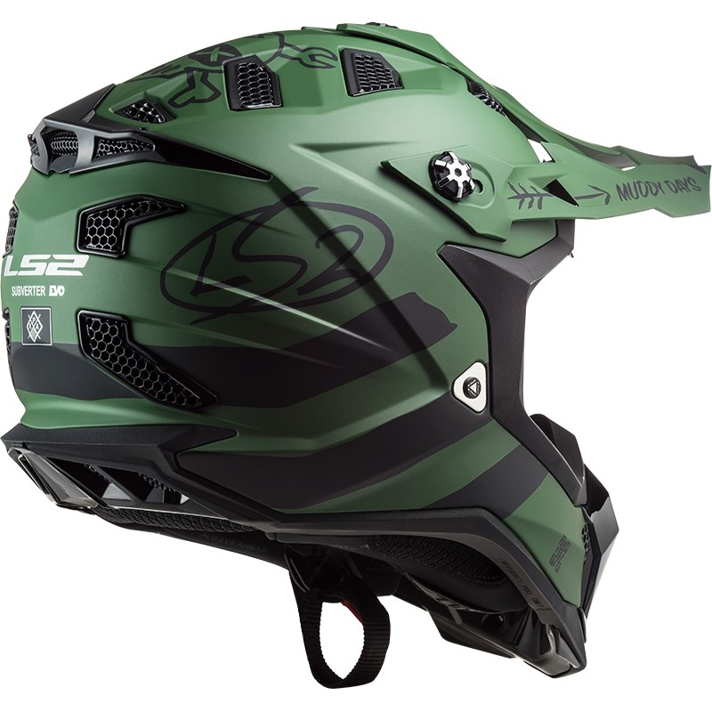 Kask motocrossowy LS2 MX700 Subverter Cargo green matt