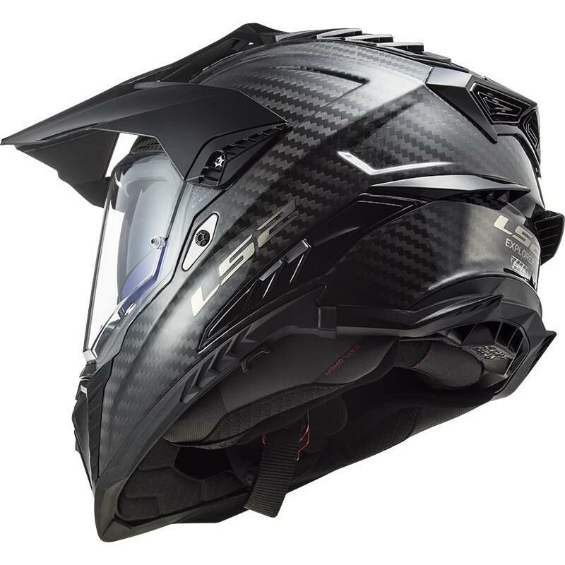 Kask Enduro LS2 MX701 Explorer C Carbon Black Gloss