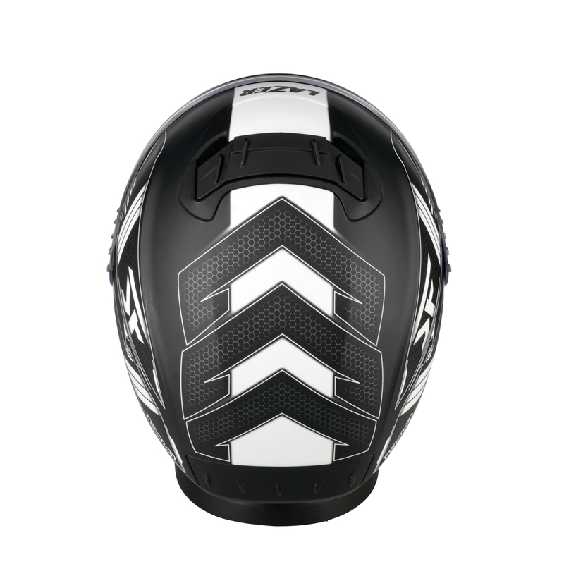 Integralny kask motocyklowy Lazer Rafale Evo MM Roadtech czarno-biały