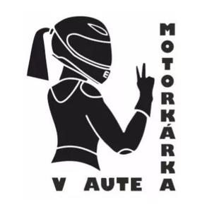 Naklejka Motocykl w samochodzie