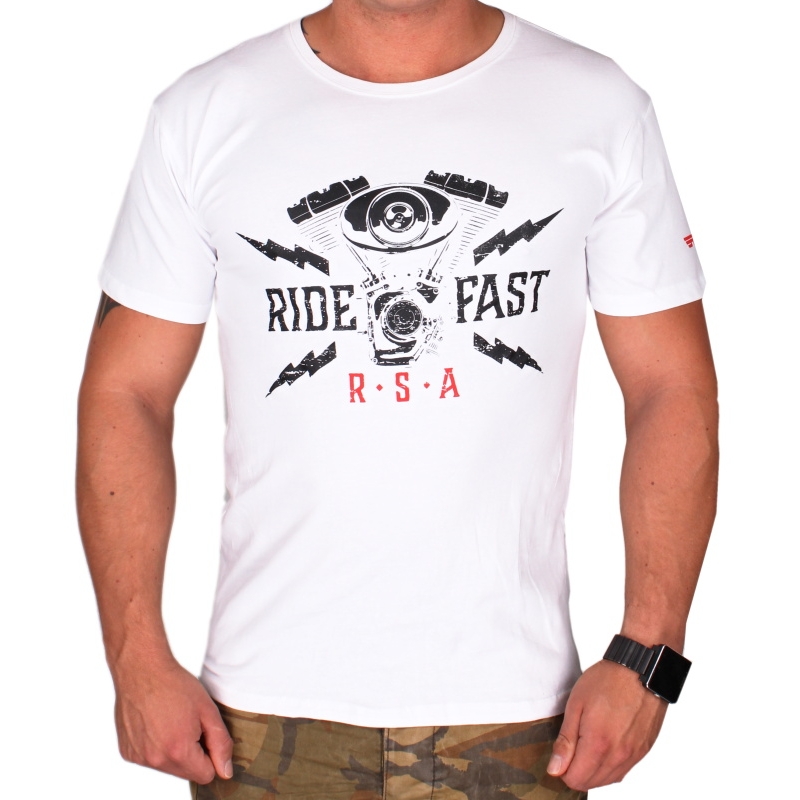 Koszulka RSA Ride Fast biała