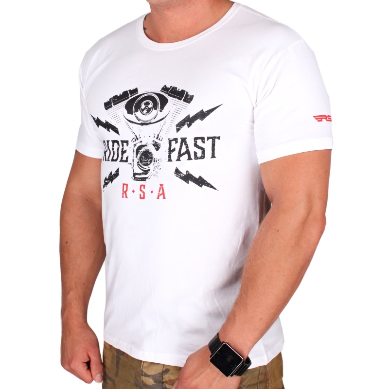 Koszulka RSA Ride Fast biała