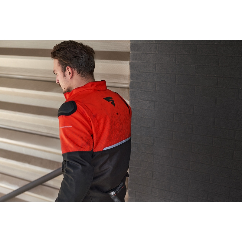 Kurtka motocyklowa Shima Drift czarno-czerwona