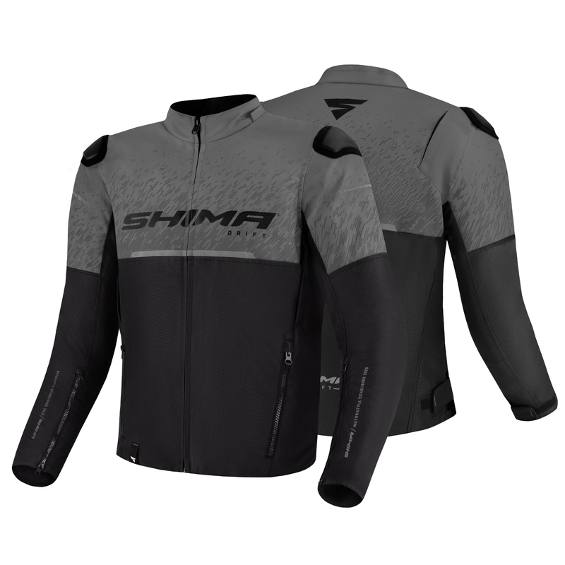 Kurtka motocyklowa Shima Drift czarno-szara