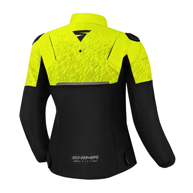 Damska kurtka motocyklowa Shima Drift black-fluo yellow