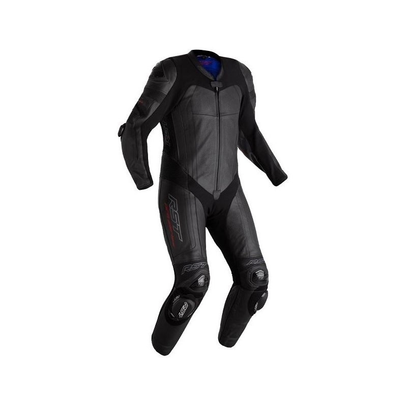 RST Pro Series Airbag One-Piece Motorcycle Coverall Black wyprzedaż