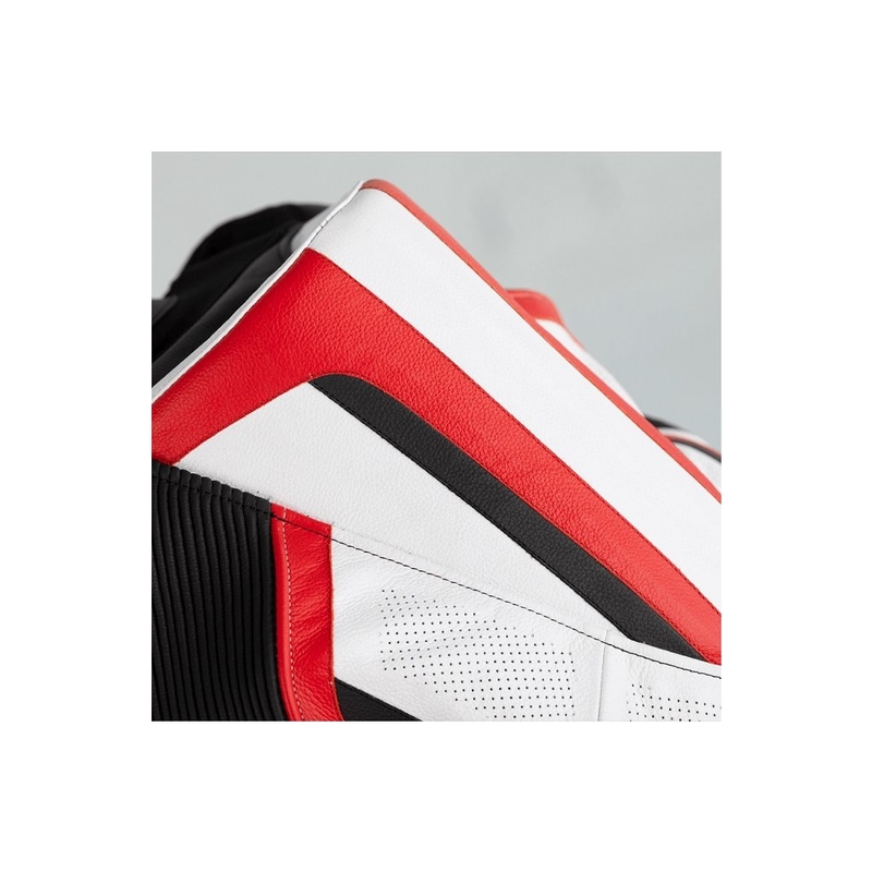 RST Pro Series Airbag One-Piece Motorcycle Coverall Black, White and Red wyprzedaż