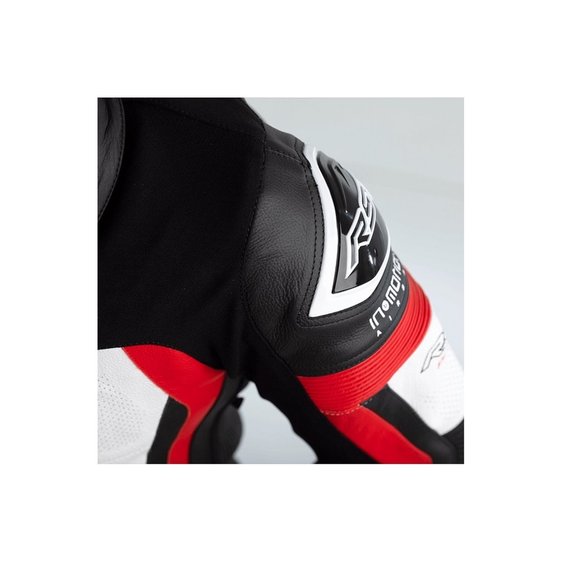 RST Pro Series Airbag One-Piece Motorcycle Coverall Black, White and Red wyprzedaż