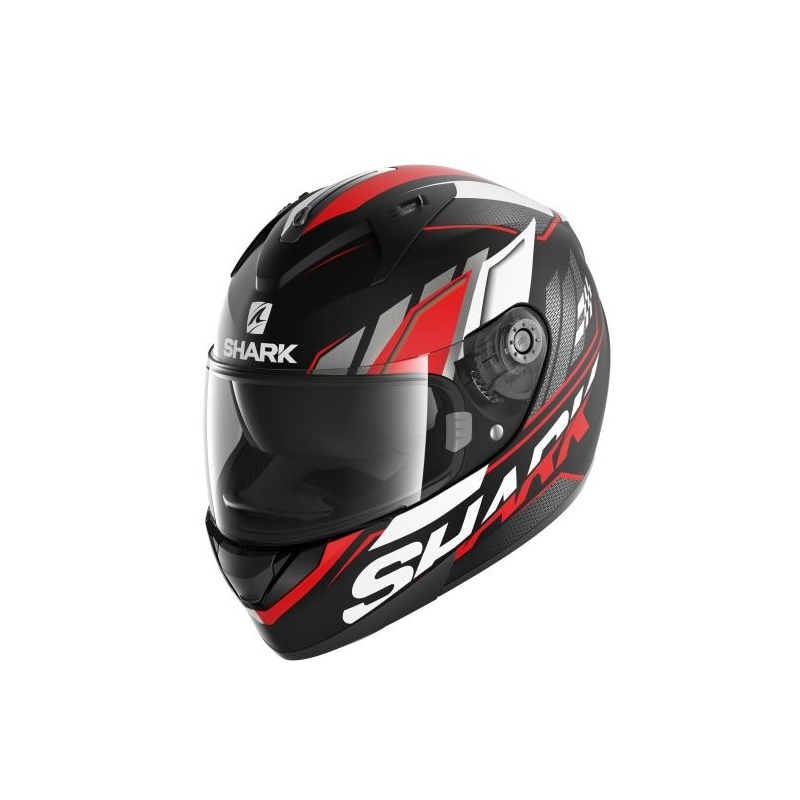 Integralny kask motocyklowy SHARK RIDILL 1.2 Phaz czarno-biało-czerwony