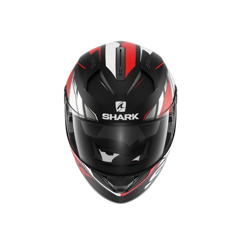 Integralny kask motocyklowy SHARK RIDILL 1.2 Phaz czarno-biało-czerwony