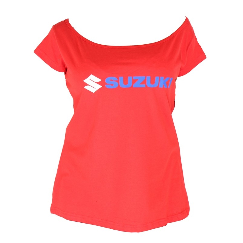 T-shirty z logo czerwonego Suzuki sprzedaż