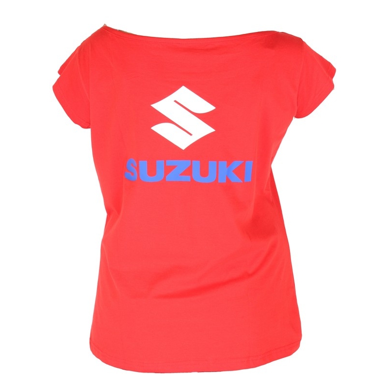 T-shirty z logo czerwonego Suzuki sprzedaż