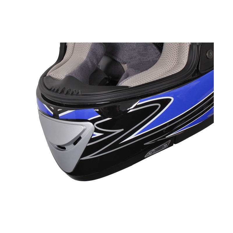 Kask motocyklowy Akira Izumi 2207 niebieski wyprzedaż