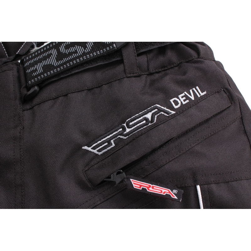 Spodnie motocyklowe RSA Devil czarne