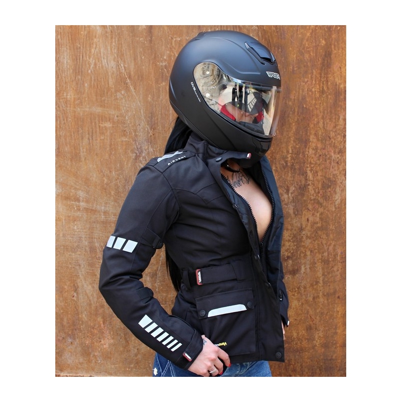 Integralny kask motocyklowy RSA SR-01 czarny matowy wyprzedaż